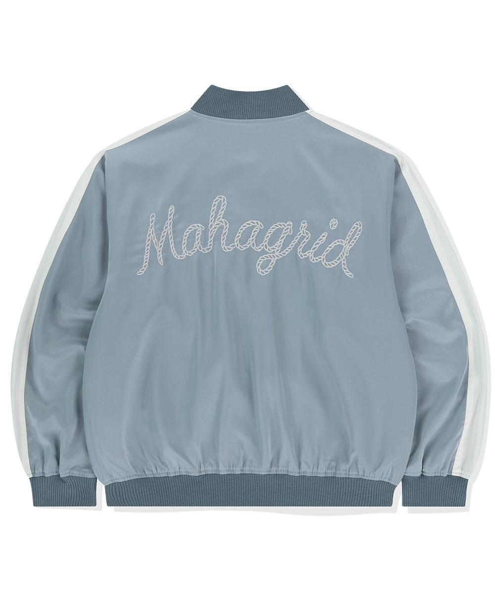 Mahagrid Rope Logo Satin Jacket