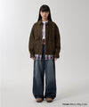 Mahagrid Washed Faux Leather Blouson