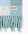 Marithé François Girbaud Fuzzy Check Knit Muffler