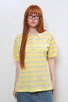 General Idea WOMAN Stripe Loose Collar Half Knit