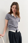 General Idea WOMAN Layered Essential Half Cardigan