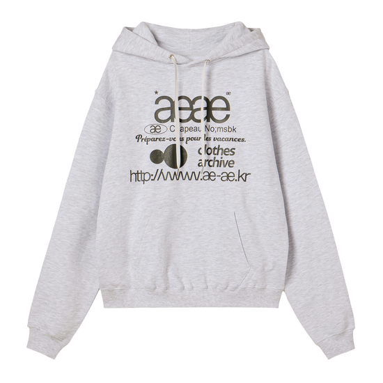 AEAE Web Logo Loose Hoodie