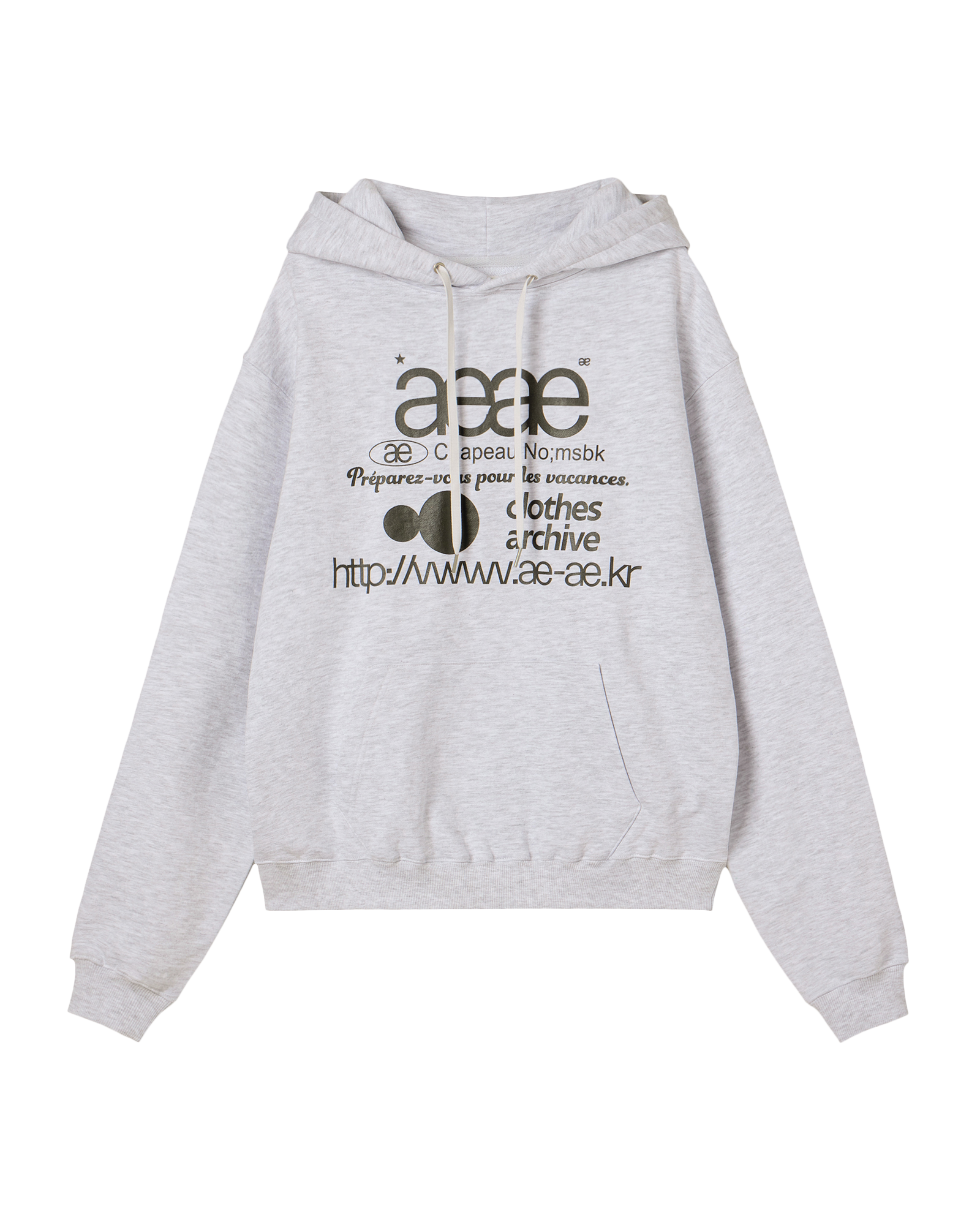 AEAE Web Logo Loose Hoodie