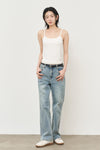 General Idea WOMAN Eyelet U-Neck Sleeveless