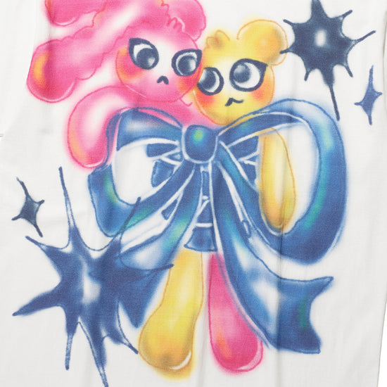 Nice Ghost Club Bunny Bear Spray Art Big Big Tee