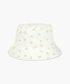 Marithé François Girbaud CLASSIC LOGO FLOWER BUCKET HAT ivory