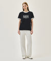 Marithé François Girbaud AEROCOOL CRACK CLASSIC LOGO RINGER TEE brown