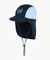 Marithé François Girbaud Kids Seasonal Classic Logo Rashguard Flap Cap Ivory