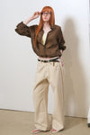 General Idea WOMAN Summer Sheer Layered Blouson Shirt