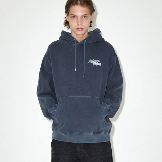 Mahagrid Logo List Pigment Hoodie