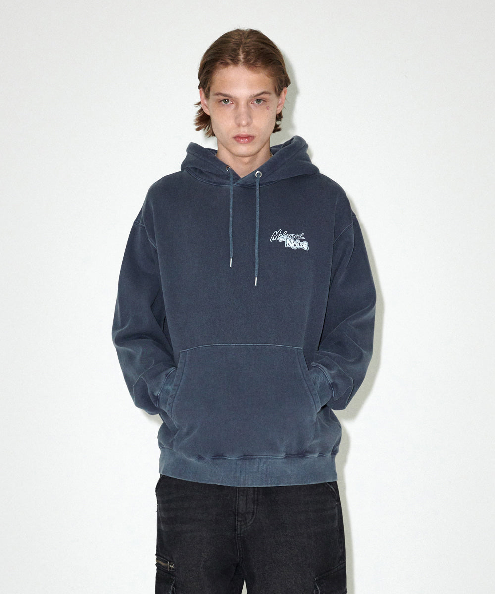 Mahagrid Logo List Pigment Hoodie
