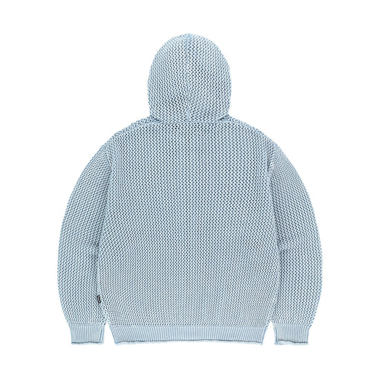 Mahagrid Pigment Mesh Zip Up Knit