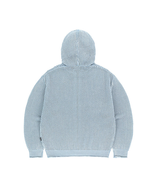 Mahagrid Pigment Mesh Zip Up Knit
