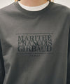 Marithé François Girbaud CRACK CLASSIC LOGO LONG SLEEVE TEE stripe