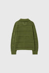 General Idea UNISEX Crochet Collar Knit Cardigan