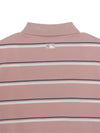 MLB Women's Varsity Stripe Crop Polo T-Shirts