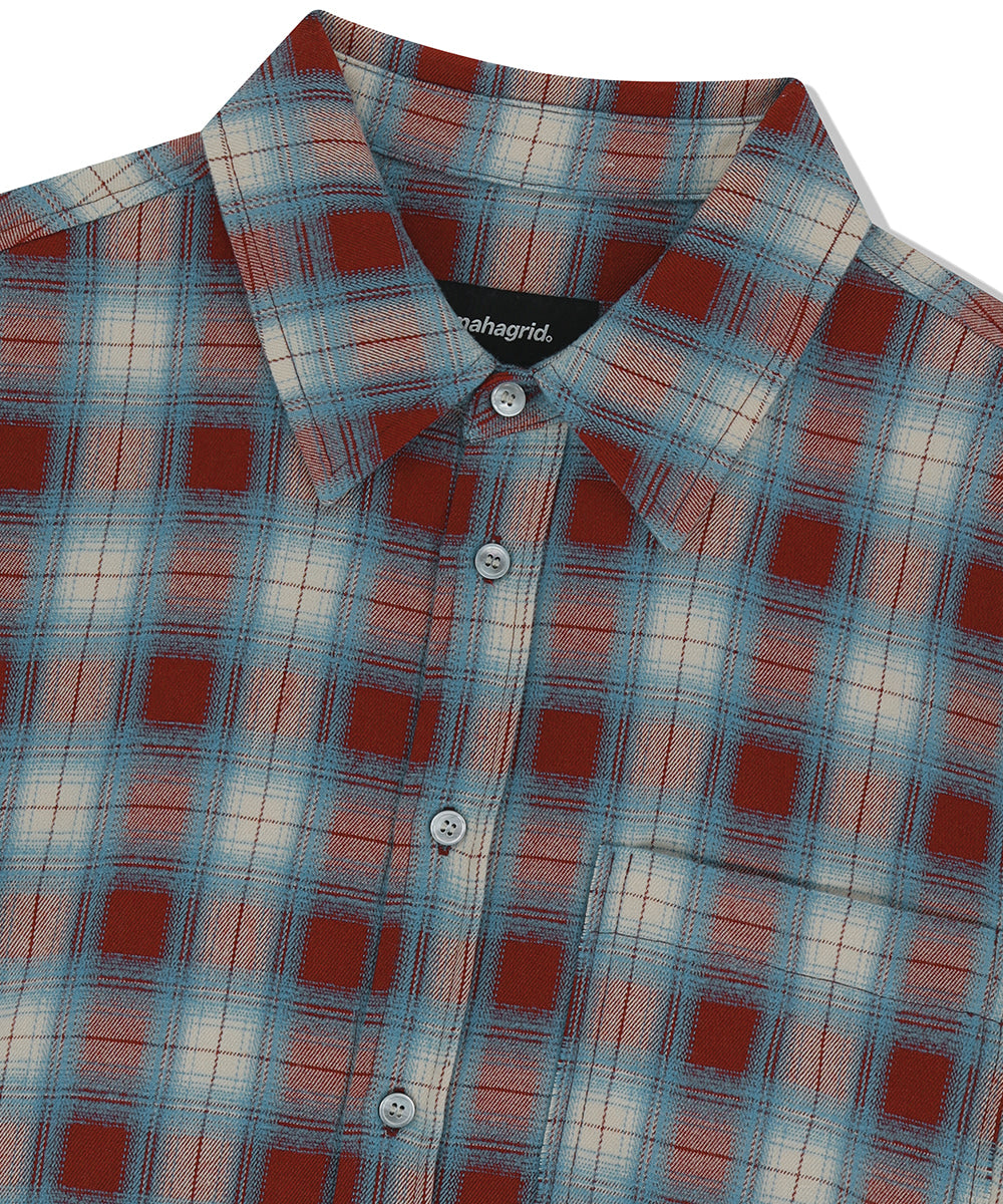 Mahagrid Raw Cut Ombre Shirt