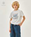 Marithé François Girbaud Kids Book Classic Logo Aerocool Tee Navy