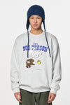 General Idea UNISEX Puppy Overfit Brushed Sweatshirt [White Melange]