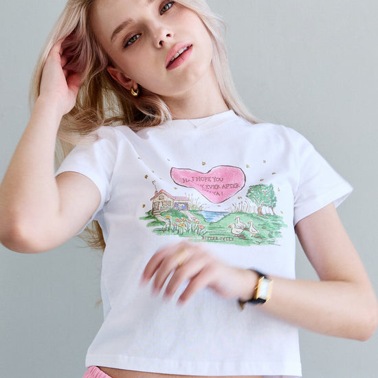 Bitter Cells Serene Town Tee-White
