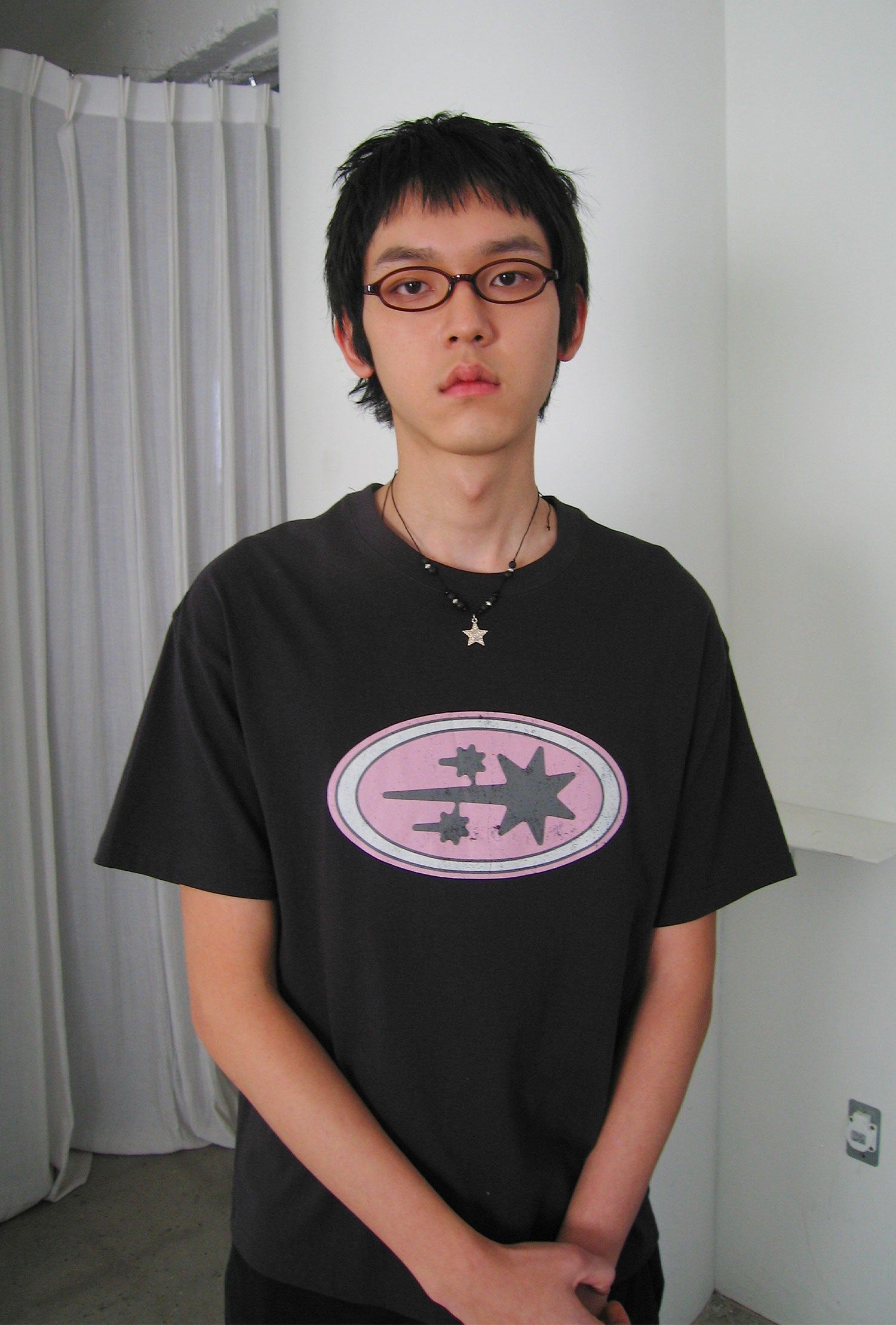 Nice Ghost Club Oval 3 Star Logo Tee