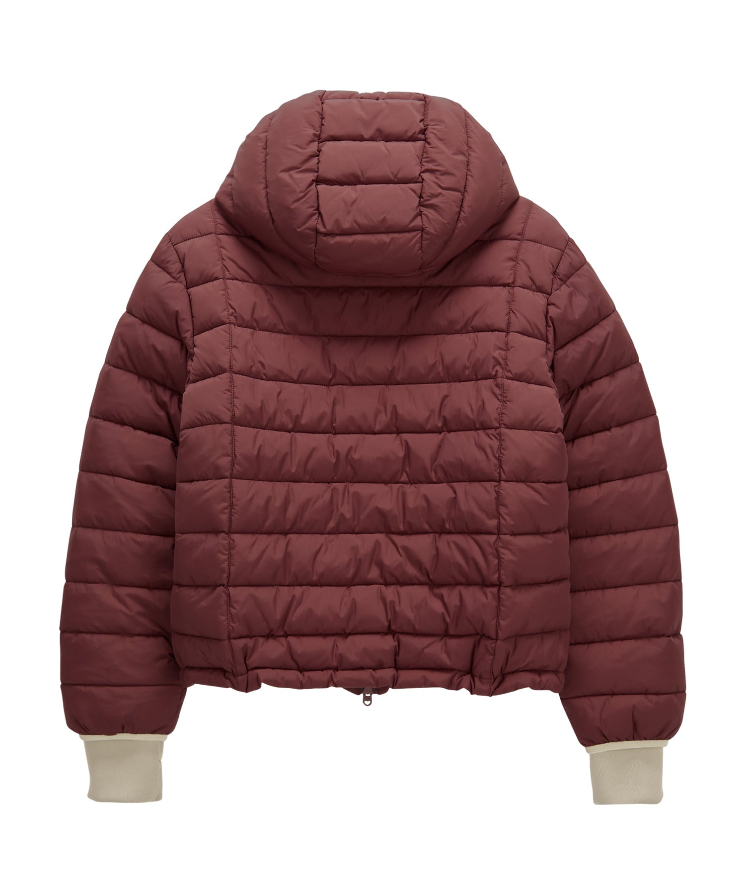 Bitter Cells Hood Check Light Puffer Jacket