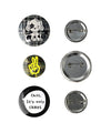 Mahagrid FESTA BUTTON PIN SET [BLACK]