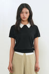 General Idea WOMAN Layered Essential Half Pullover