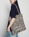 ADLV Leopard Print Basic Logo Eco Bag