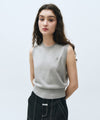 Marithé François Girbaud W Circle Logo Knit Vest