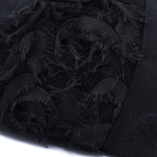 Nice Ghost Club Flower Lace Skull Hunting Cap