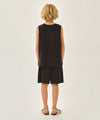 Marithé François Girbaud Kids Terry Sleeveless Top and Pants Set - Navy