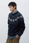 General Idea UNISEX Wool Snow Nordic Pullover