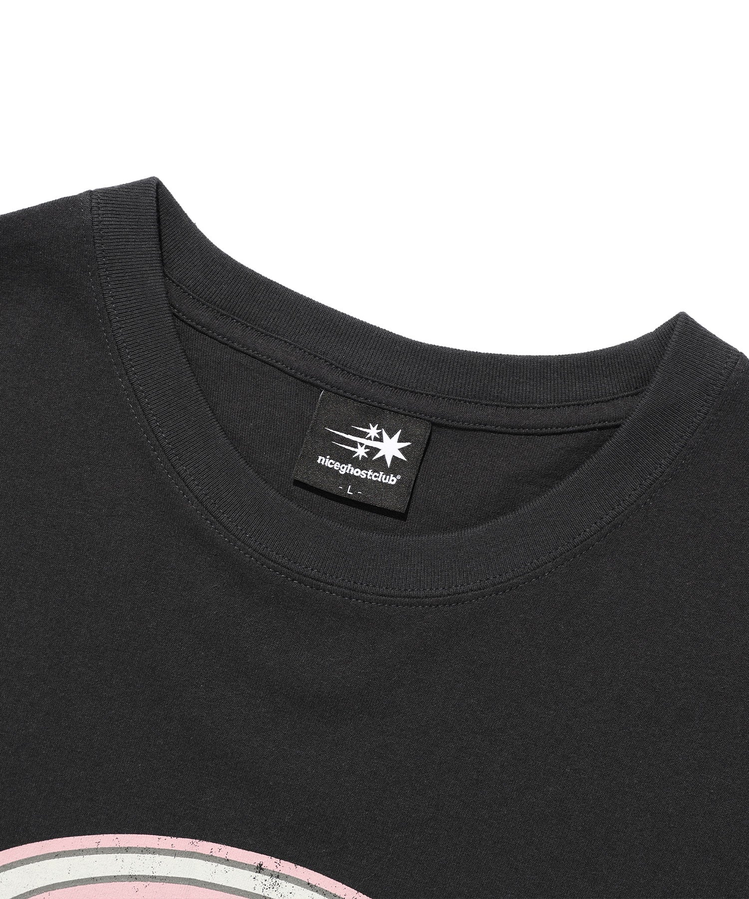 Nice Ghost Club Oval 3 Star Logo Tee