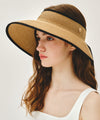 Marithé François Girbaud CIRCLE LOGO WIDE SUN VISOR
