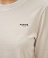 Marithé François Girbaud Women's Regular Logo Long Sleeve Tee Black