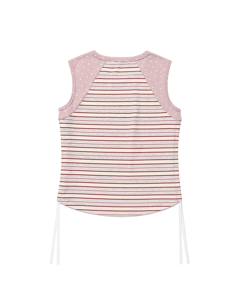 Cavish Multi Striped Sleeveless