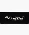 Marithé François Girbaud Kids Cubic Ribbon Velvet Hair Band in Black