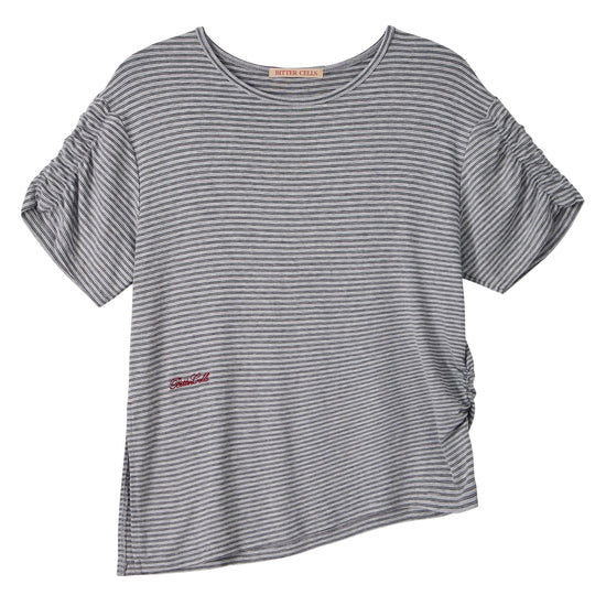 Bitter Cells Oversized ST Shirring Slit Tee