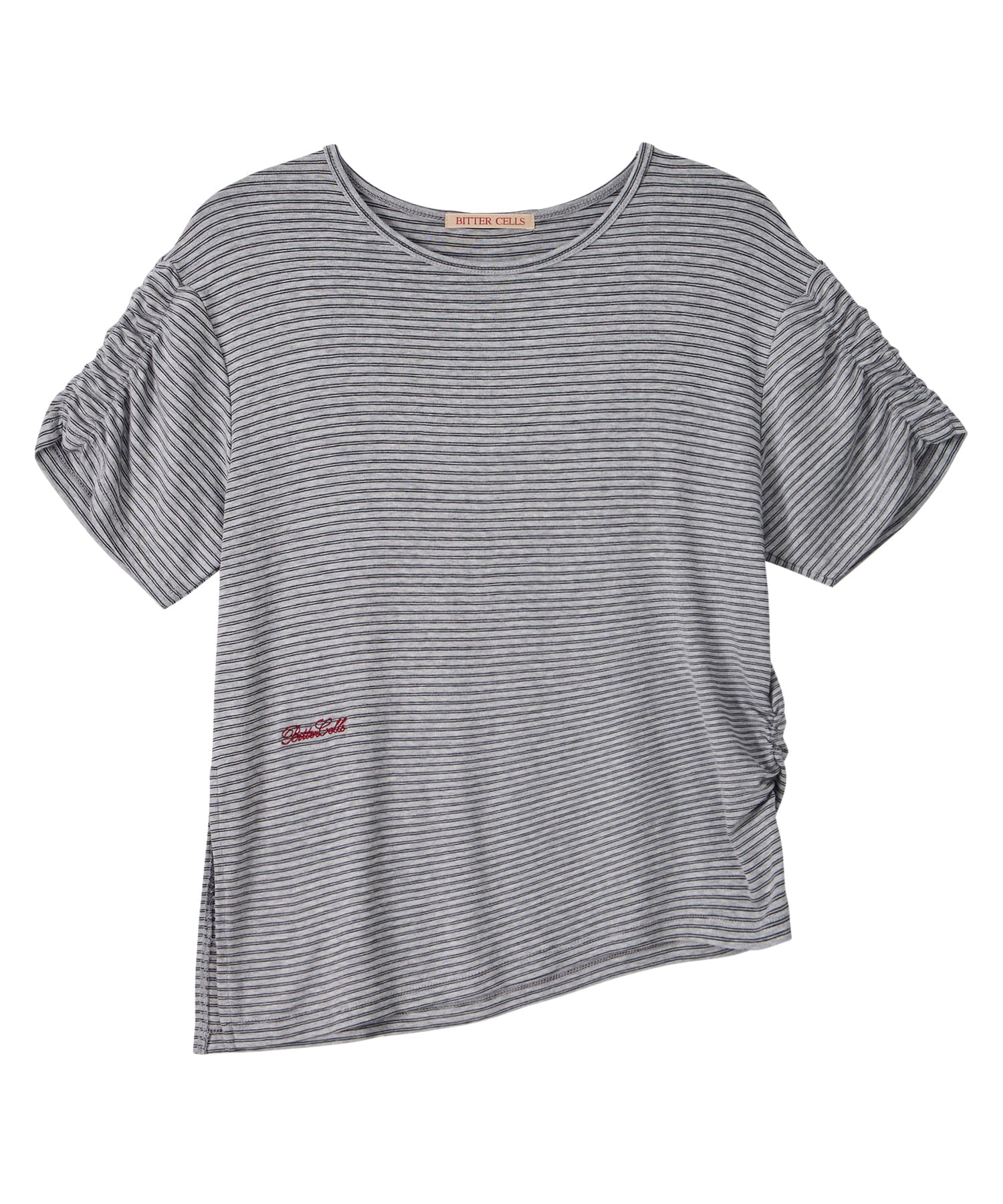 Bitter Cells Oversized ST Shirring Slit Tee