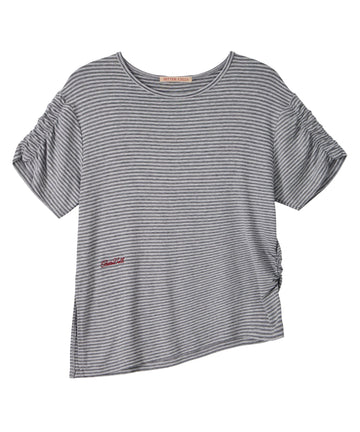 Bitter Cells Oversized ST Shirring Slit Tee