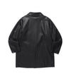 Nice Ghost Club PU Leather Work Car Coat