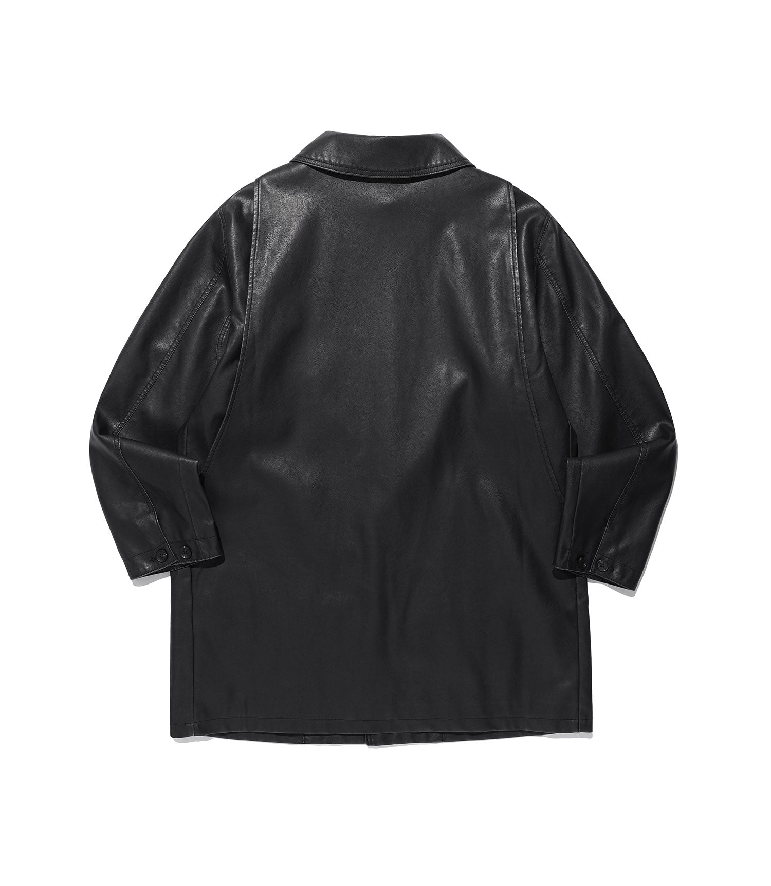 Nice Ghost Club PU Leather Work Car Coat
