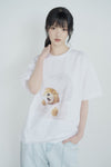 ADLV AC Bear Baby Face Snow Short Sleeve T-Shirt