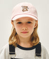 Marithé François Girbaud Kids Flower Bear Classic Logo Ball Cap Navy