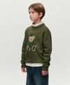 Marithé François Girbaud Kids Holiday Bear Knit Pullover