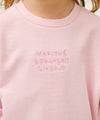 Marithé François Girbaud Kids Wide Boots Cut Crop Sweat Set-Up Oatmeal