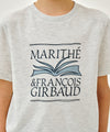 Marithé François Girbaud Kids Book Classic Logo Aerocool Tee Navy