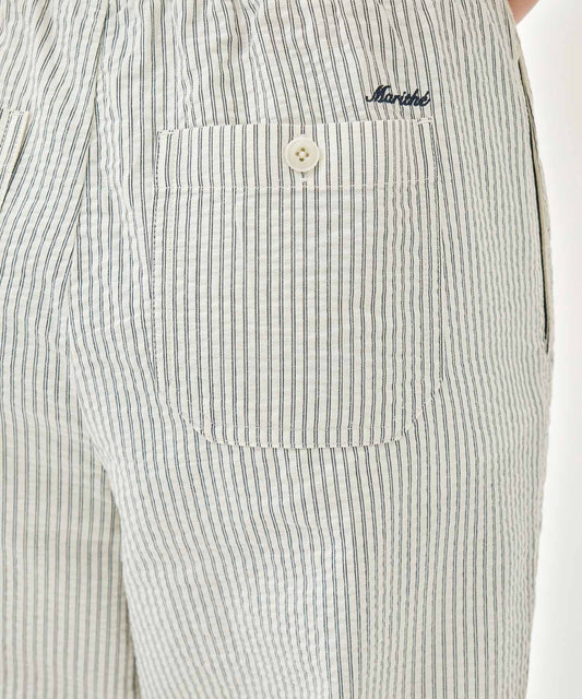 Marithé François Girbaud W MARINE EASY PANTS stripe