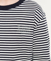 Marithé François Girbaud Kids Doodle Classic Logo Solid & Stripe Long Sleeve (2 Pack) Navy
